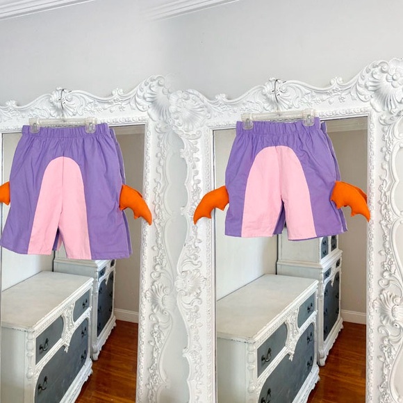 New York Couture * One of a Kind* VINTAGE Remake Figment Retro Pocket Shorts - Picture 5 of 7